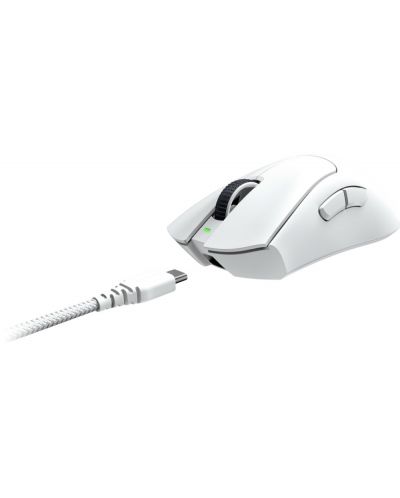 Mouse de gaming Razer - DeathAdder V3 Pro, optic, wireless, alb - 5