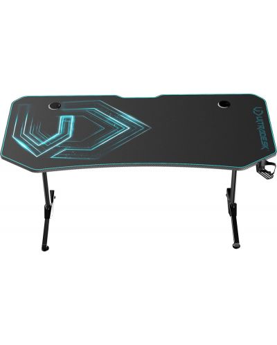 Birou de gaming Ultradesk - Frag XXL, albastru - 8