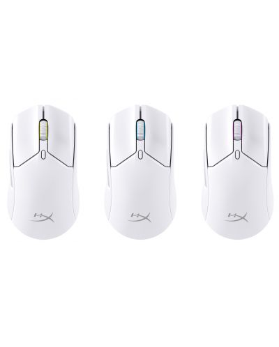 Mouse de gaming HyperX - Pulsefire Haste 2, optic, wireless, alb - 7
