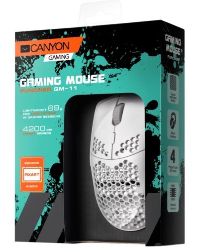 Mouse gaming Canyon - Puncher GM-11, optic, alb - 6