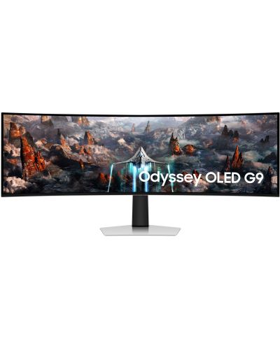 Monitor de gaming Samsung - Odyssey G9 LS49CG943, 49'', 240Hz, 0.03ms, curbat - 1
