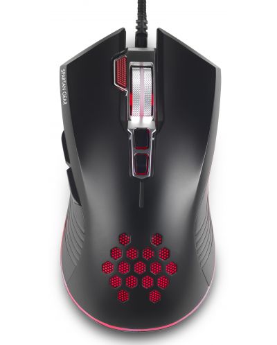 Mouse gaming Spartan Gear - Titan 2, cu fir, negru - 1