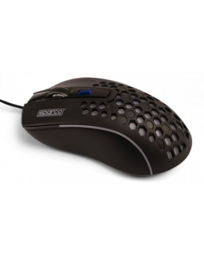 Mouse gaming Sparco - HIVE, optic, negru - 3