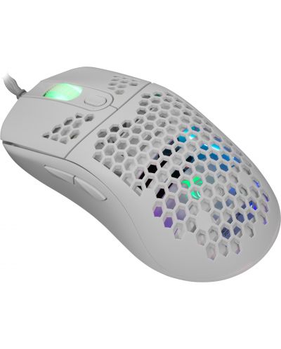 Mouse gaming  White Shark - GALAHAD, optic , albă  - 2