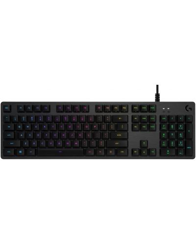 Tastatura gaming Logitech - G512 Carbon, GX Blue Clicky,neagra - 1
