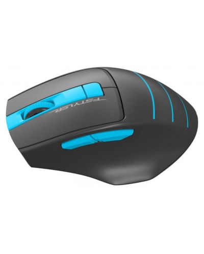 Mouse gaming A4tech - Fstyler FG30S, optic, wireless, neagra/albastra - 4