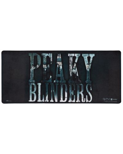Mouse pad pentru gaming Erik - Peaky Blinders, XL, negru - 1