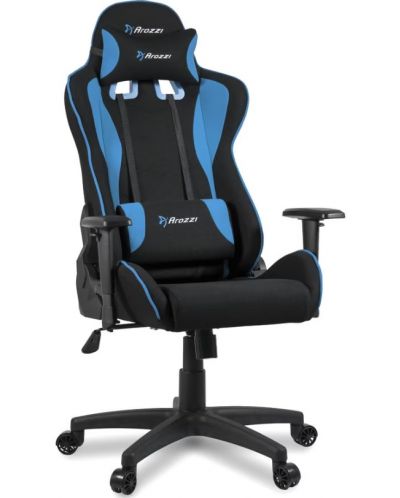 Scaun de gaming Arozzi - Mezzo V2 Fabric, albastru - 3