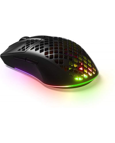 Mouse gaming SteelSeries - Aerox 3, optic, wireless, negru - 3