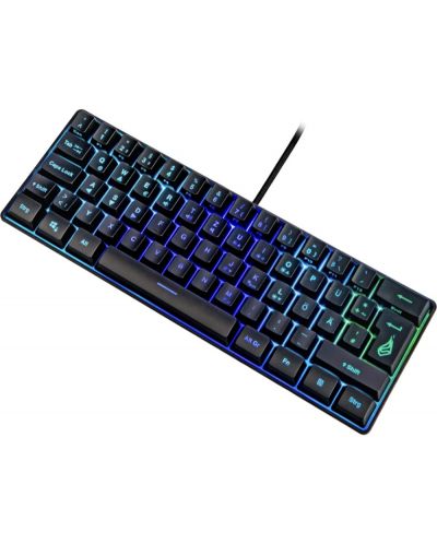 SureFire Gaming Keyboard - KingPin X1 60%, RGB, negru - 2
