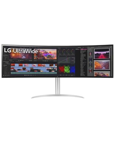 Monitor LG pentru jocuri - 49WQ95C-W, 49'', 5K, 144Hz, 5ms, FreeSync - 1