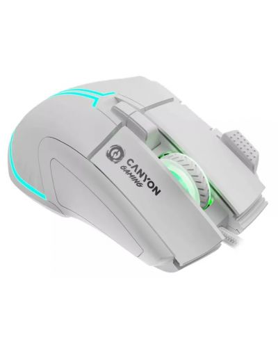 Mouse gaming Canyon - Fortnax, optic, alb - 4