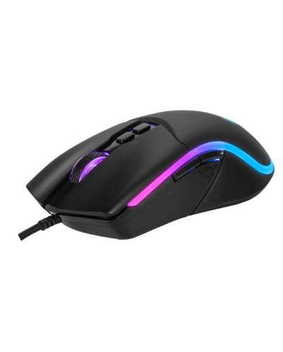 Mouse gaming Marvo - M358 RGB, optic, negru - 4