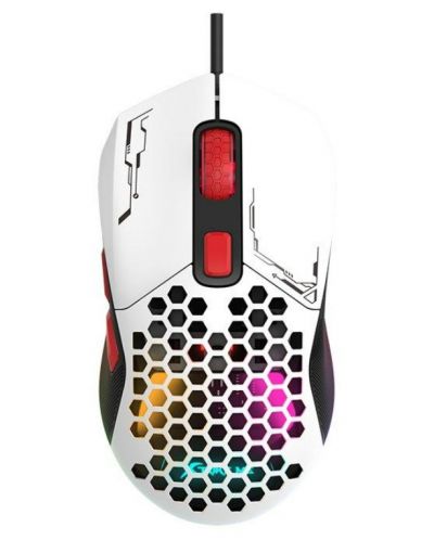 Mouse pentru jocuri Xtrike ME - GM-316W, optic, alb - 1