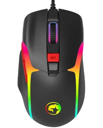 Mouse gamingа Marvo - M360 RGB, optic, negru - 1