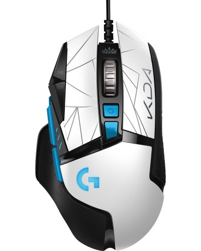 Mouse gaming Logitech - G502 Hero K/DA, optic, alb/negru - 1