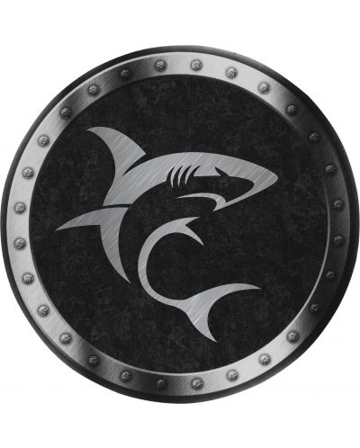 Mouse pad pentru gaming White Shark - MINOTAUR, S, moale, negru/gri - 1