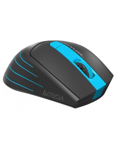 Mouse gaming A4tech - Fstyler FG30S, optic, wireless, neagra/albastra - 2