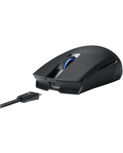 Mouse gaming ASUS - ROG Strix Impact II, optic, wireless, negru - 3