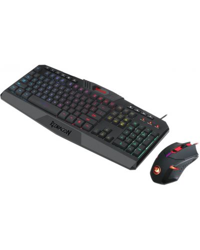 Set gaming  Redragon - S101-5, tastatura si mouse, negru - 2