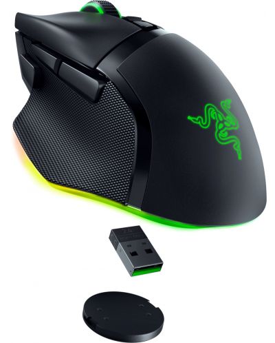 Mouse de gaming Razer - Basilisk V3 Pro, optic, wireless, negru - 7