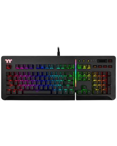 Tastatură gaming Thermaltake - Level 20, Cherry Blue Switch, RGB, neagră - 3