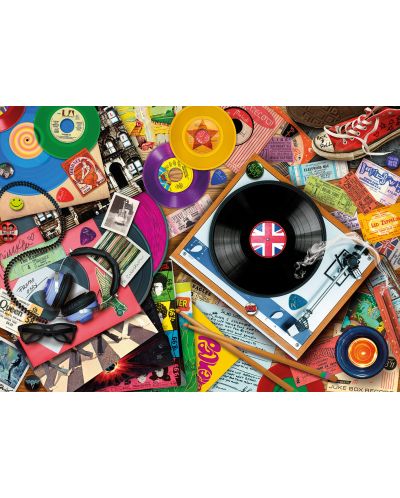 Puzzle Gibsons de 1000 piese - Placi de gramofon, Aimee Steward - 2