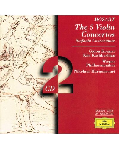 Gidon Kremer - Mozart: the 5 Violin Concertos; Sinfonia Concertante (2 CD) - 1