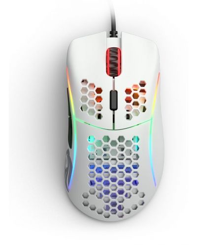 Mouse gaming Glorious - model D- small, matte white - 2