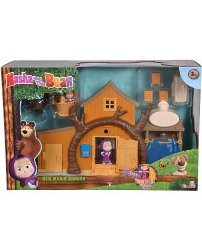 Set de de jucarie Simba Toys Masha si Ursul - Casa mare a Ursului - 6