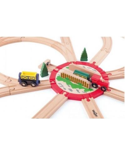 Intersectie mare pentru tren Woody - Cu pod - 1