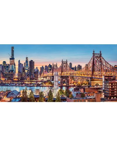 Puzzle panoramic Castorland de 4000 piese - Bun seara New York - 2