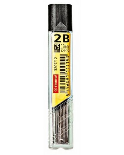 Graffiti pentru creion automat  Stabilo – 2B, 0.7 mm, 12 buc. - 1