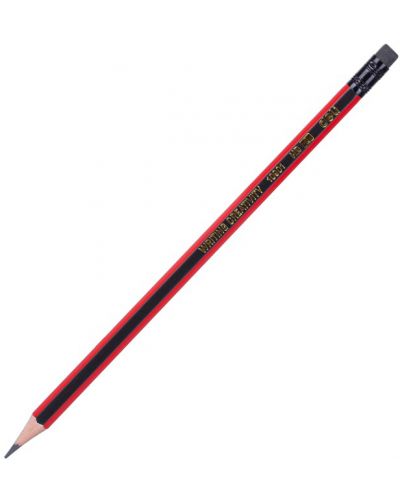 Creion grafit cu radiera Deli - E10901, HB - 1