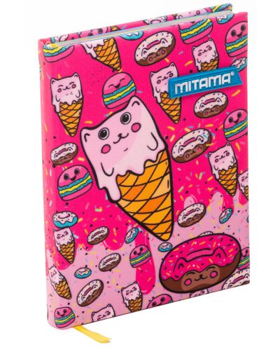 Agenda Mitama А5 - Sweets, cu coperti textile - 1