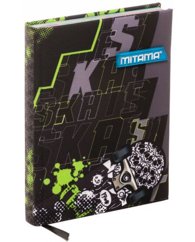 Agenda Mitama A5 - Skate, cu coperti textile - 1