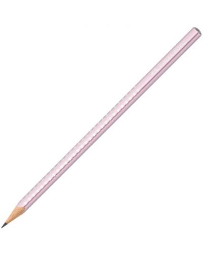 Creion grafit Faber-Castell Sparkle - Metallic Pink - 1