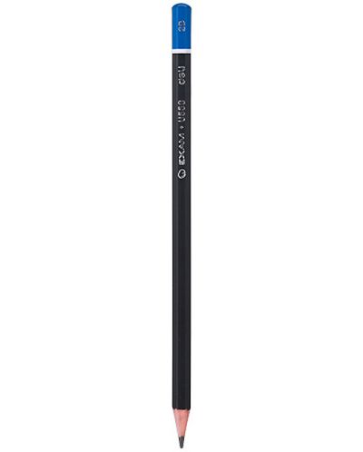 Creion din grafit Deli Exam - EU55090, 2B - 1