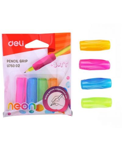 Deli Neon - EU75002, culori neon, 4 bucati - 1