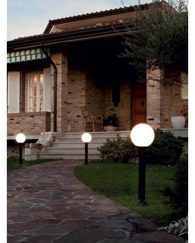 Lampă de grădină Smarter - Sfera 200 9769, IP44, E27, 1x28W, albă-neagră - 2