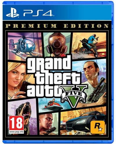Grand Theft Auto V - Premium Online Edition (PS4) - 1
