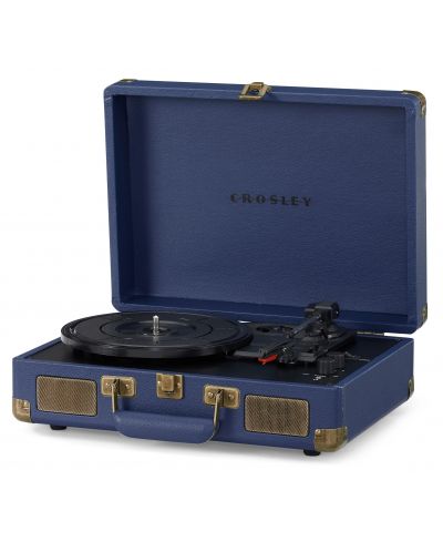 Gramofon Crosley - Cruiser Plus, manual, albastru inchis  - 2