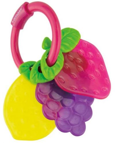 Jucărie gingival Lamaze - Fructe, roz - 1