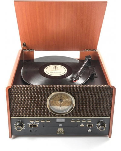 Gramofon GPO - Chesterton, semi-automat, Rosewood - 1