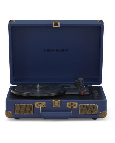 Gramofon Crosley - Cruiser Plus, manual, albastru inchis  - 1