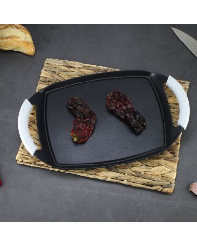 Farfurie pentru grătar Fagor - Fundigrill, 26 x 20 x 3,7 cm, negru - 5