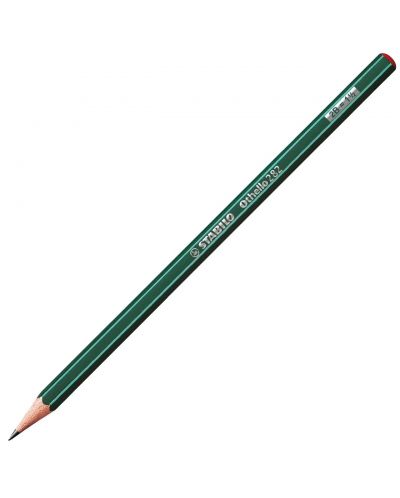 Creion grafit Stabilo Othello – 2B, corp verde - 1