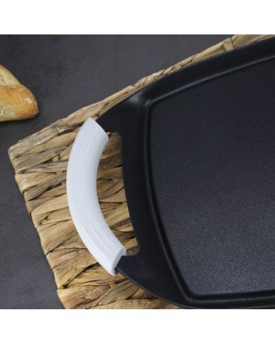 Farfurie pentru grătar Fagor - Fundigrill, 26 x 20 x 3,7 cm, negru - 4