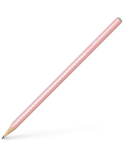 Creion grafit Faber-Castell Sparkle - Roz deschis perlat - 1