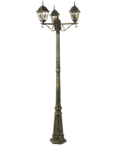 Lampă de grădină Rabalux - Monaco 8186, IP43, E27, 3 x 60W, bronz - 1